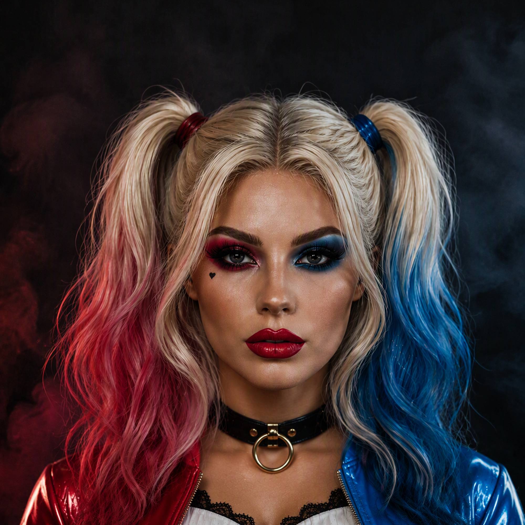 Produits de maquillage pour réaliser un look Harley Quinn